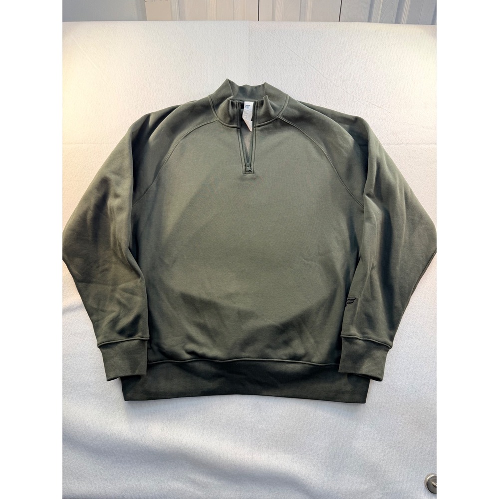 Fabletics Men's XL Pine Shadow 1/4 Zip Pullover Sweatshirt Fleece MFJ037